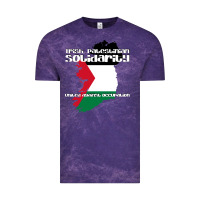 Cloud Purple irish palestinian solidarity Vintage Tee - artisFamous
