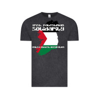 Vintage Black irish palestinian solidarity Vintage Tee - artisFamous