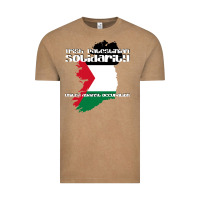 Vintage Coffee irish palestinian solidarity Vintage Tee - artisFamous
