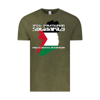 Vintage Olive irish palestinian solidarity Vintage Tee - artisFamous