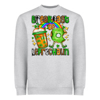 Heather Grey St. Patrick's Breakfast of leprechaun Heavyweight Sweatshirt - OliviaCreatesArt