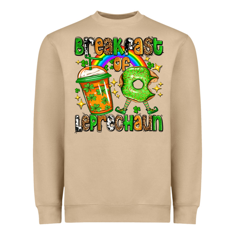 St. Patrick's Breakfast Of Leprechaun Heavyweight Sweatshirt by OliviaCreatesArt | Teevron