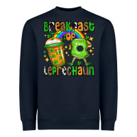 Navy St. Patrick's Breakfast of leprechaun Heavyweight Sweatshirt - OliviaCreatesArt