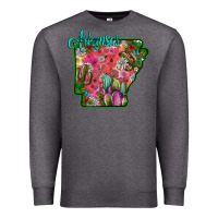 Charcoal Heather arkansas Premium Sweatshirt - SublimationCraftShop