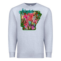 Heather Grey arkansas Premium Sweatshirt - SublimationCraftShop