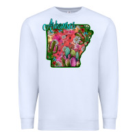 White arkansas Premium Sweatshirt - SublimationCraftShop