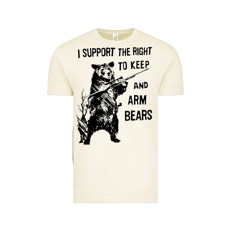 Bear Arms 2nd Amendment Funny Hunting Vintage Tee by artisFamous | Teevron