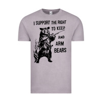 Vintage Zinc bear arms 2nd amendment funny hunting Vintage Tee - artisFamous