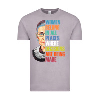 Vintage Zinc women belong in all places r.u.th bader gins.burg r.b.g t shirt Vintage Tee - artisFamous