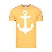 Vintage Mustard preppy nautical anchor Vintage Tee - artisFamous