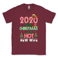 Burgundy 2020 First Christmas With My Hot New Wife Classic Tee - Bettercallsaul