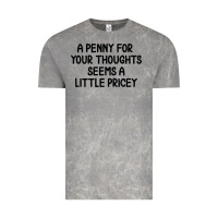 Cloud Rock funny, penny for your thoughts Vintage Tee - artisFamous
