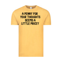 Vintage Mustard funny, penny for your thoughts Vintage Tee - artisFamous
