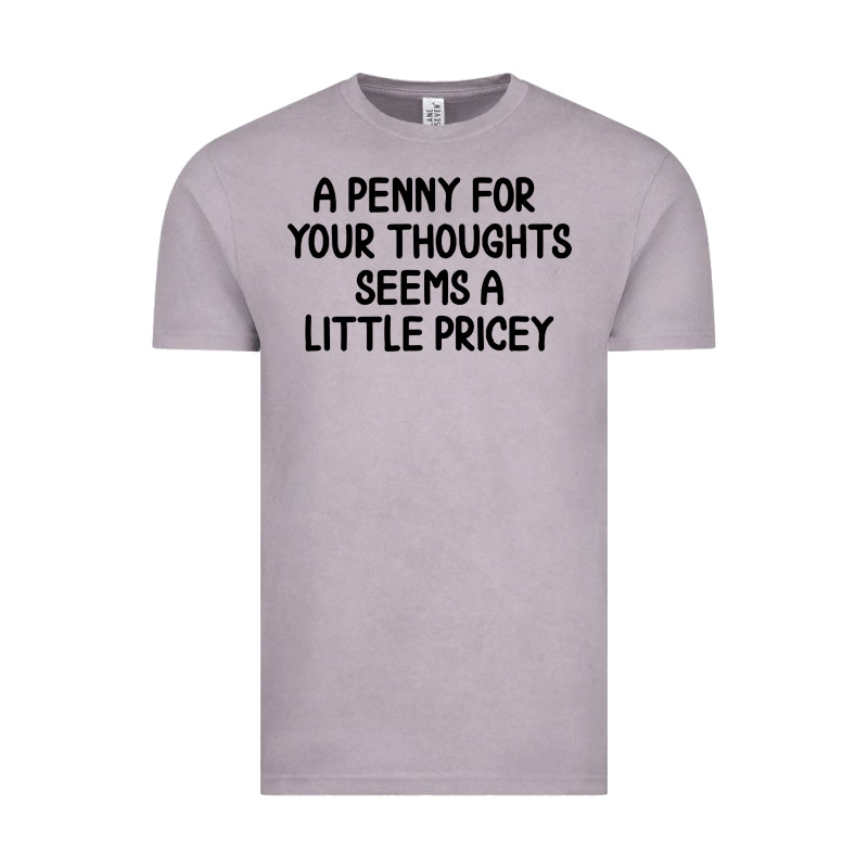 Funny, Penny For Your Thoughts Vintage Tee by artisFamous | Teevron