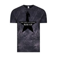 Cloud Black here comes the general rise up Vintage Tee - artisFamous