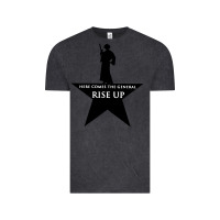 Vintage Black here comes the general rise up Vintage Tee - artisFamous