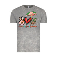 Cloud Rock Peace love summer Vintage Tee - NancyCooperArtShop