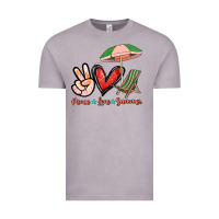 Vintage Zinc Peace love summer Vintage Tee - NancyCooperArtShop