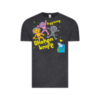 Vintage Black Shonen Knife Free Time Vintage Tee - artisFamous