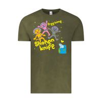 Vintage Olive Shonen Knife Free Time Vintage Tee - artisFamous