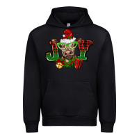 Black christmas joy cow Urban Hoodie - BarkalooDesign