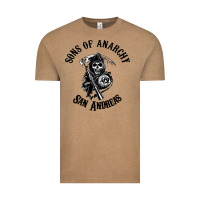 Vintage Coffee sons of anarchy san andreas Vintage Tee - artisFamous