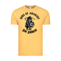 Vintage Mustard sons of anarchy san andreas Vintage Tee - artisFamous