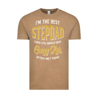 Vintage Coffee I'm The Best Stepdad | Father's Day Vintage Tee - artisFamous