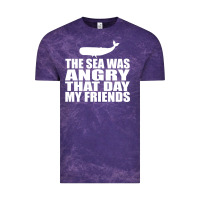 Cloud Purple seinfeld   the sea was angry that day my friends Vintage Tee - artisFamous