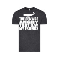 Vintage Black seinfeld   the sea was angry that day my friends Vintage Tee - artisFamous