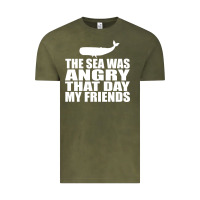 Seinfeld   The Sea Was Angry That Day My Friends Vintage Tee | Teevron