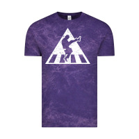 Cloud Purple The Ministry of Silly Walks Distressed Vintage Tee - artisFamous