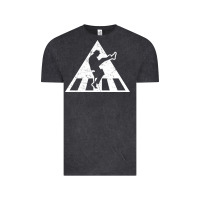 Vintage Black The Ministry of Silly Walks Distressed Vintage Tee - artisFamous