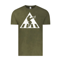 Vintage Olive The Ministry of Silly Walks Distressed Vintage Tee - artisFamous