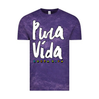 Cloud Purple costa rica pura vida Vintage Tee - artisFamous