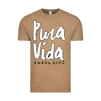 Vintage Coffee costa rica pura vida Vintage Tee - artisFamous