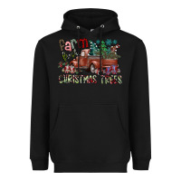 Black fram fresh christmas trees Heavyweight Hoodie - SublimationCraftShop