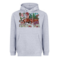 Heather Grey fram fresh christmas trees Heavyweight Hoodie - SublimationCraftShop