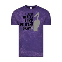 Cloud Purple i just really like pelicans okay Vintage Tee - artisFamous