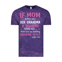Cloud Purple if mom says no ask grandma if grandma says no Vintage Tee - artisFamous