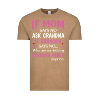 Vintage Coffee if mom says no ask grandma if grandma says no Vintage Tee - artisFamous