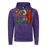 Cloud Purple Christmas Character Nurse Vintage Hoodie - NancyCooperArtShop
