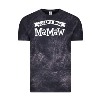 Cloud Black World's Best Mamaw Ever Vintage Tee - artisFamous