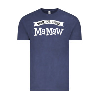 Vintage Denim World's Best Mamaw Ever Vintage Tee - artisFamous