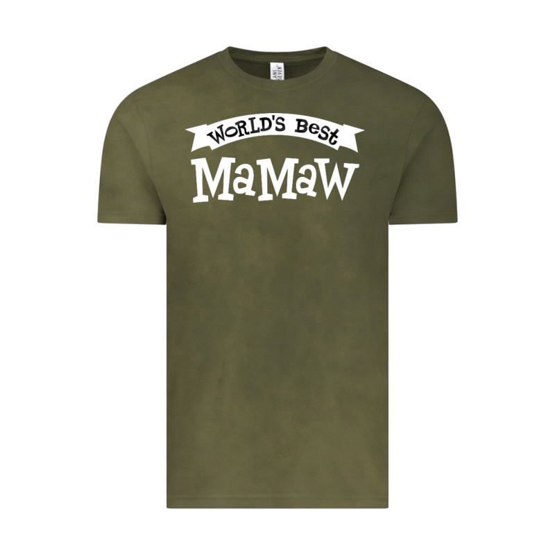 World's Best Mamaw Ever Vintage Tee by artisFamous | Teevron