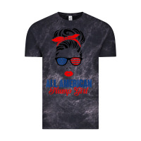Cloud Black all american trump girl Vintage Tee - artisFamous