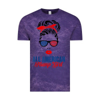 Cloud Purple all american trump girl Vintage Tee - artisFamous