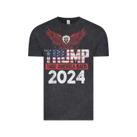 Vintage Black trump 2024 take america back Vintage Tee - artisFamous