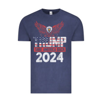 Vintage Denim trump 2024 take america back Vintage Tee - artisFamous