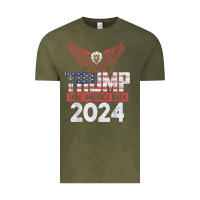 Vintage Olive trump 2024 take america back Vintage Tee - artisFamous